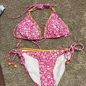 Hula Honey Pink Floral Bikini